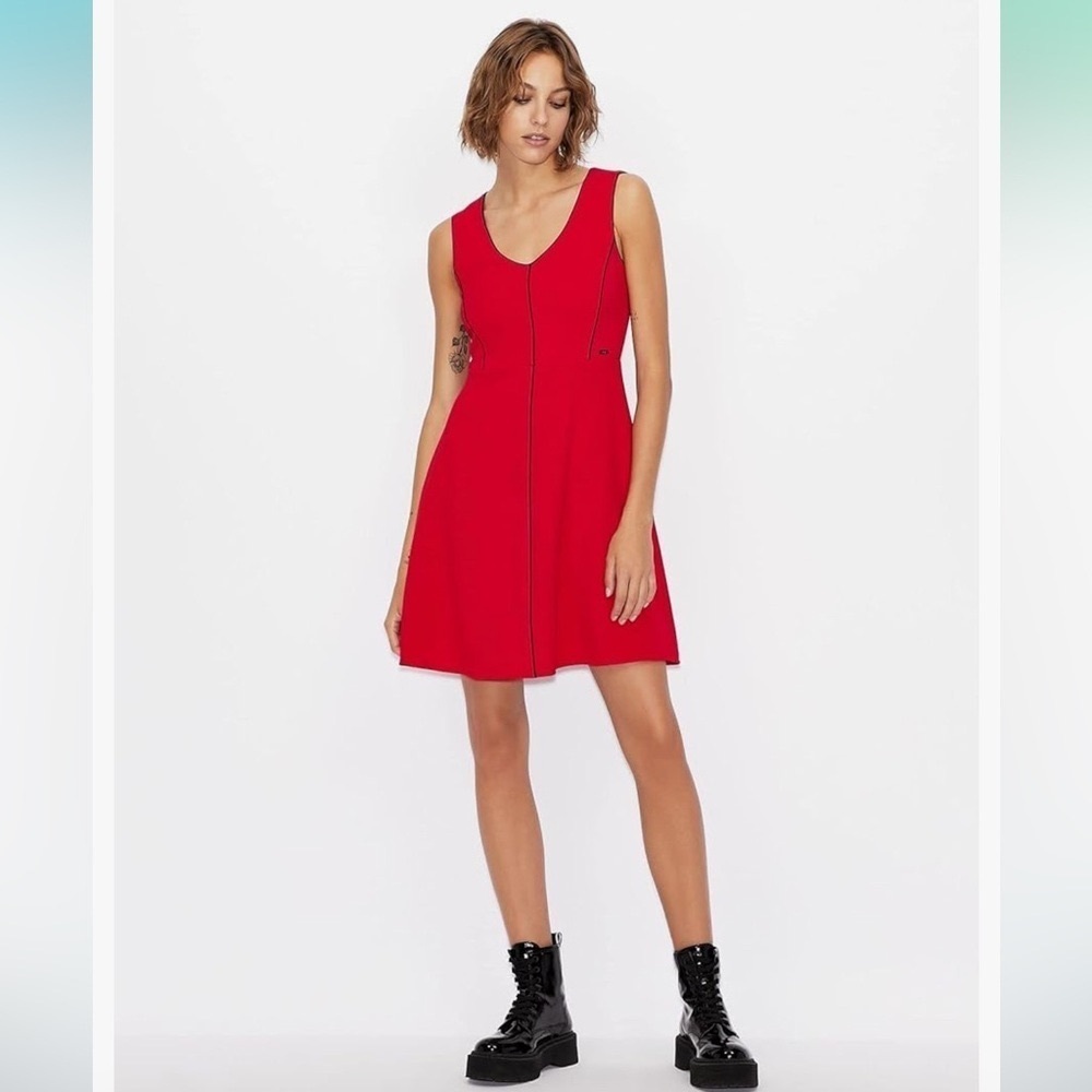Armani Exchange Women's Colored
Seam Skater Dress SZ 10